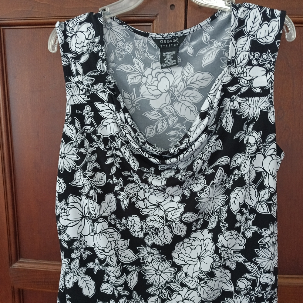 Sleeveless summer blouse
